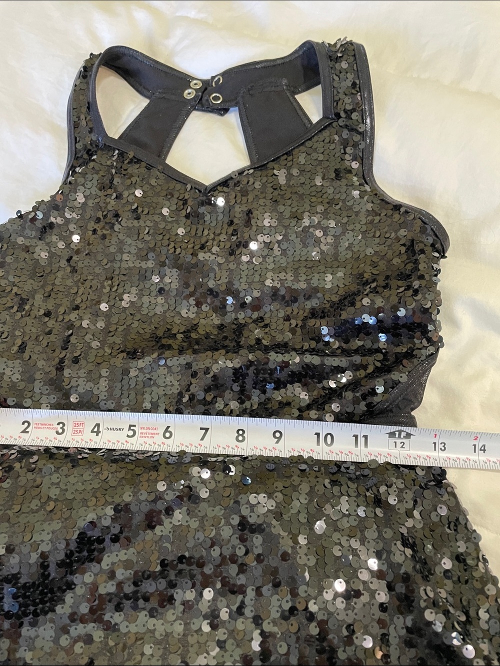 Balera | Black | Sequin | Racerback | Mini | Dancewear | Performance | Size SA - Picture 12 of 14
